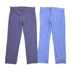 Men's Greyson Golf Performance Pants in Purple Set Of 2 Pairs